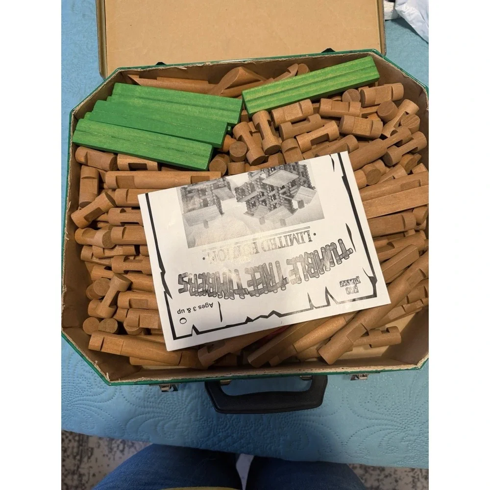 Tumble Tree Timbers Limited Edition 380 Pc Log Cabin Building Set #53055 w Case